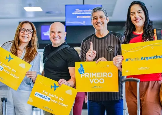 Imagem ilustrativa da imagem Aeroporto de Vitória realiza primeiro voo direto para Argentina
