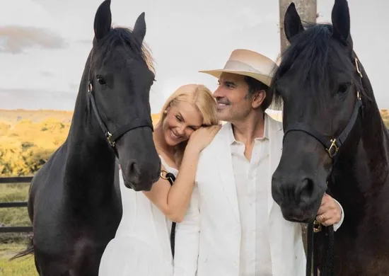 Imagem ilustrativa da imagem Ana Hickmann e Edu Guedes se casam em fazenda de 1820; veja detalhes