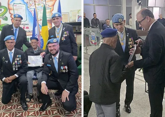 Imagem ilustrativa da imagem Até o Último Homem: único pracinha vivo do ES recebe medalha da ONU