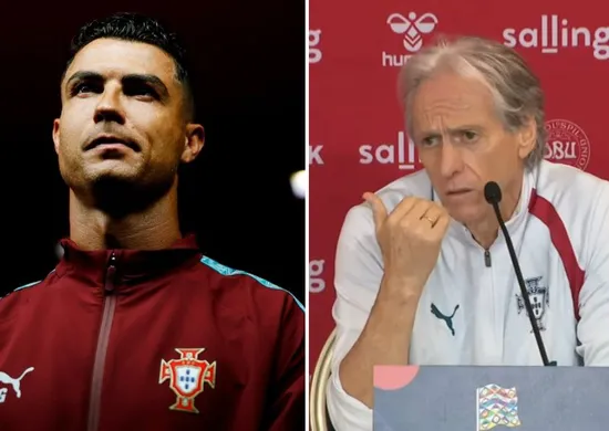Imagem ilustrativa da imagem Cristiano Ronaldo abandona seleção portuguesa após entrevista de Jesus