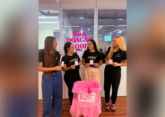 Imagem ilustrativa da imagem LeCard promove ações de conscientização e solidariedade no Outubro Rosa