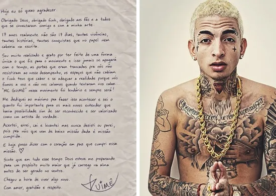 Imagem ilustrativa da imagem MC Guimê se despede do funk após 17 anos: "Chegou a hora de viver algo novo"