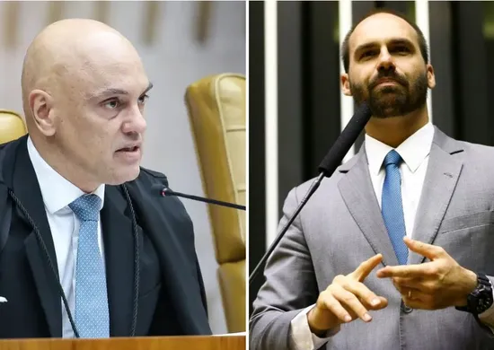 Imagem ilustrativa da imagem Moraes determina emissão de mandado de prisão contra Eduardo Bolsonaro