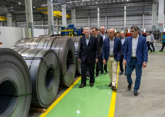 Imagem ilustrativa da imagem Nova fábrica na Serra mira produção de 200 mil toneladas de aço por ano