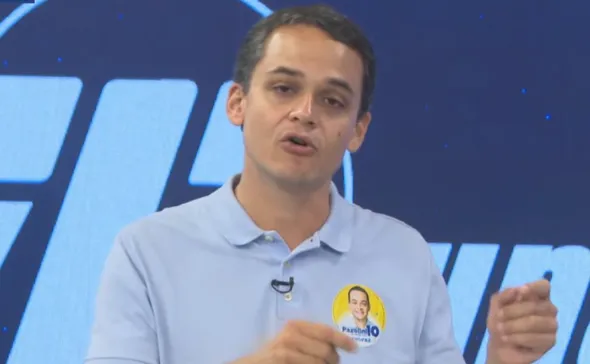 Imagem ilustrativa da imagem Na TV Tribuna, Pazolini diz que vai priorizar saúde e segurança contra feminicídio