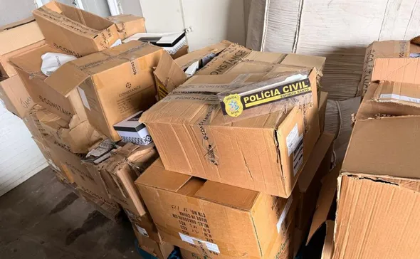 Imagem ilustrativa da imagem Três são presos por roubar R$ 390 mil em produtos de empresa de logística no ES