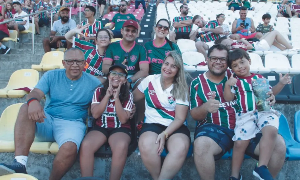 Veja fotos da vitória do Fluminense contra o Sampaio Corrêa no ES