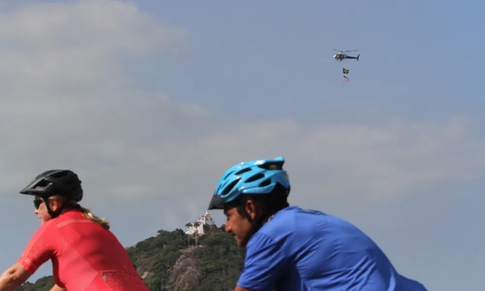 Pedalaço da Independência reúne famílias e atletas em passeio de belas paisagens