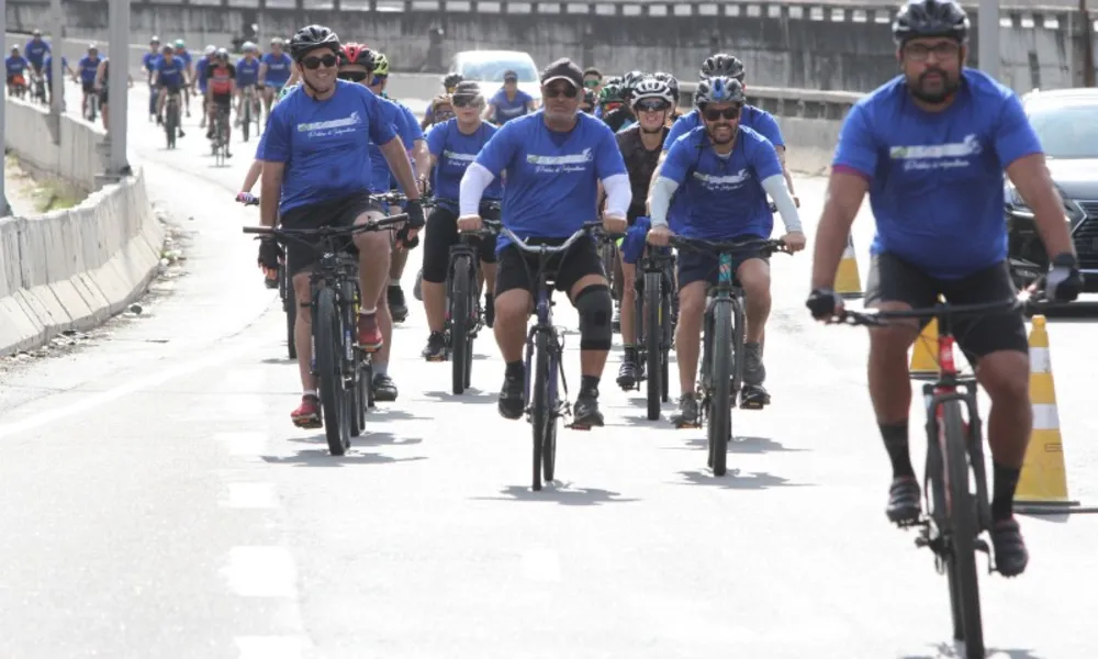 Pedalaço da Independência reúne famílias e atletas em passeio de belas paisagens