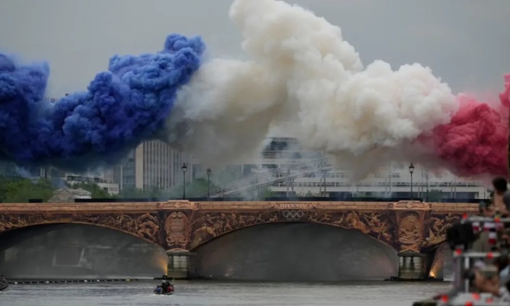 Veja fotos da abertura dos Jogos Olímpicos de Paris