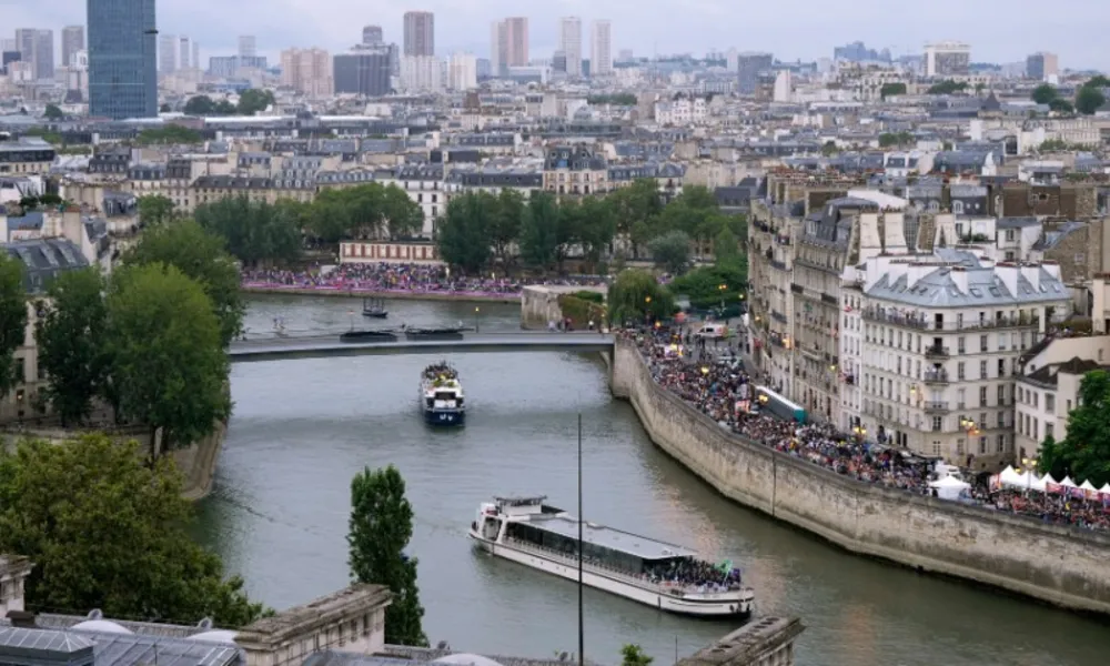 Veja fotos da abertura dos Jogos Olímpicos de Paris