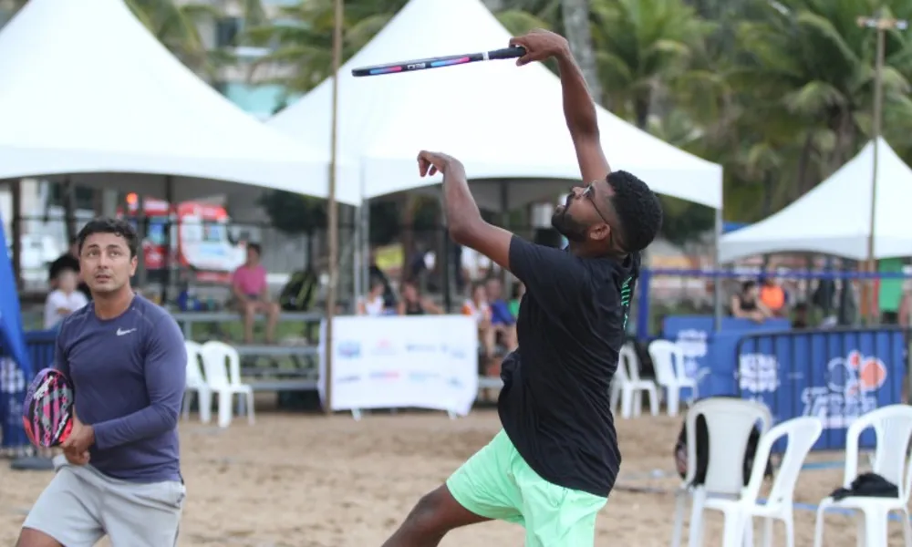 Veja as fotos do primeiro dia do Tribuna Open de Beach Tennis