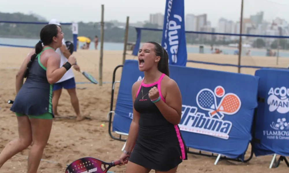 Veja as fotos do primeiro dia do Tribuna Open de Beach Tennis