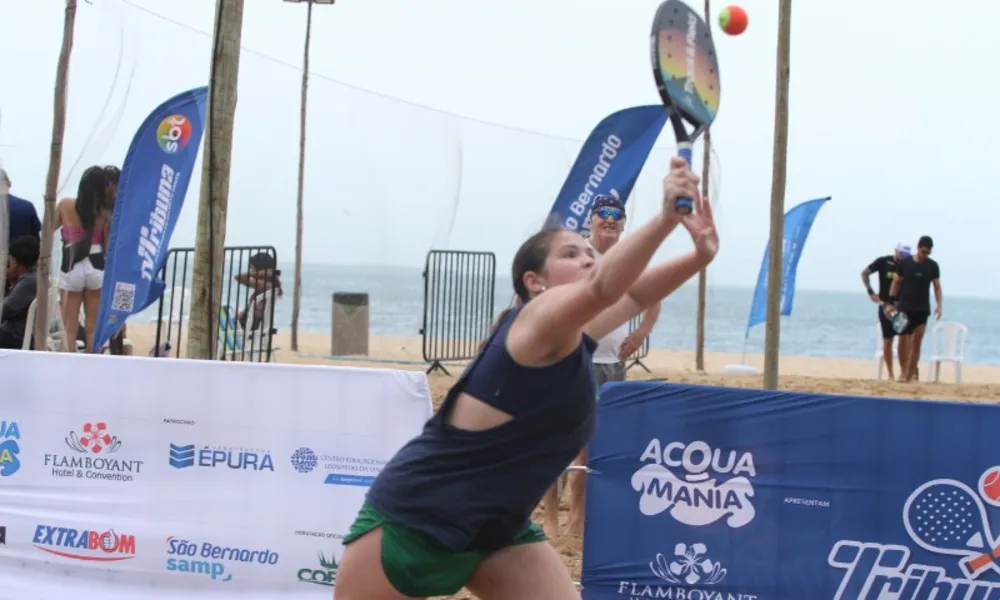 Veja as fotos do primeiro dia do Tribuna Open de Beach Tennis