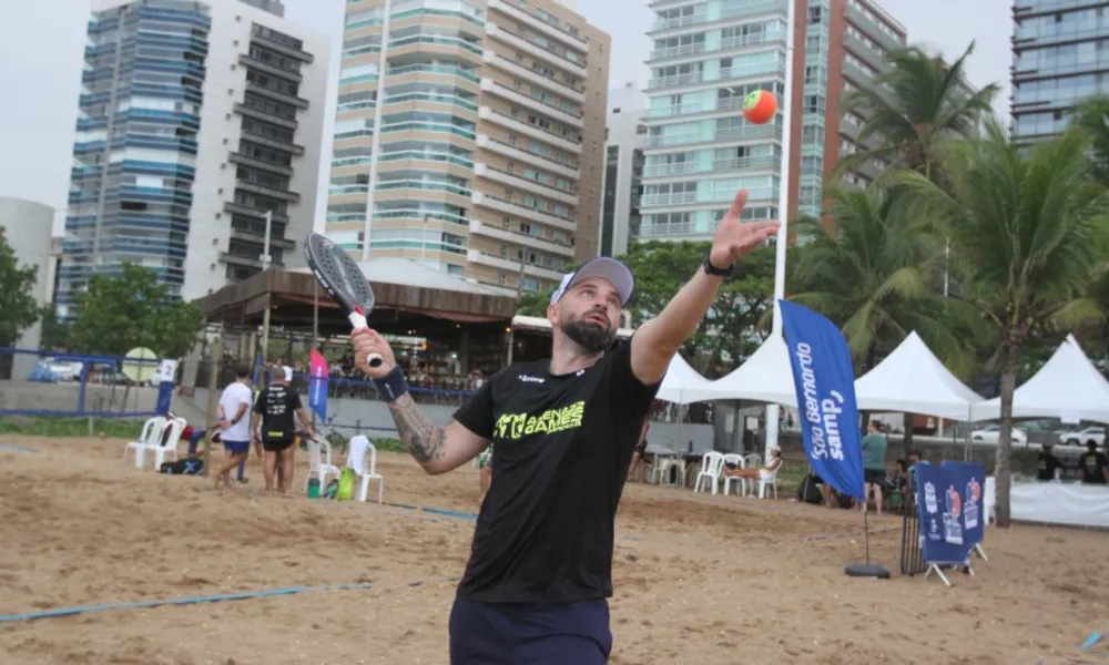 Veja as fotos do primeiro dia do Tribuna Open de Beach Tennis