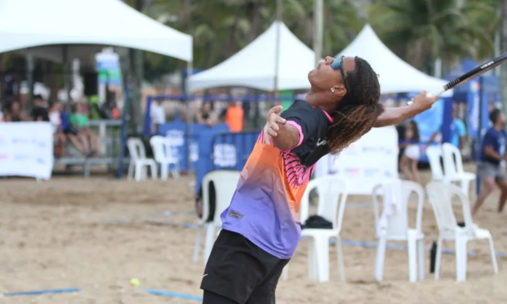 Veja as fotos do primeiro dia do Tribuna Open de Beach Tennis