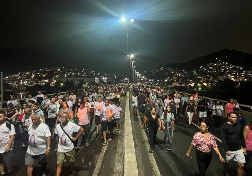 Multidão se reúne para expressar sua fé na Romaria dos Homens