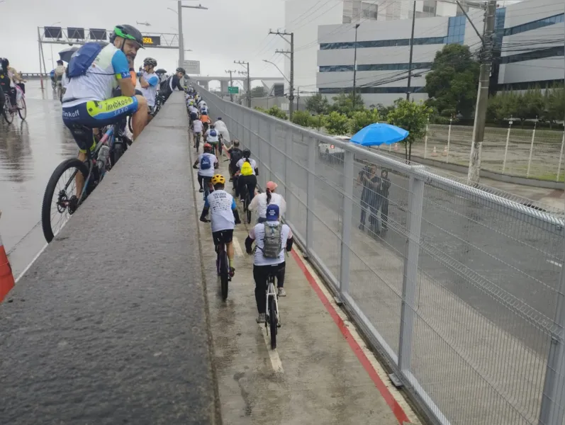 Ciclovia da Vida inaugurada com pedalaço