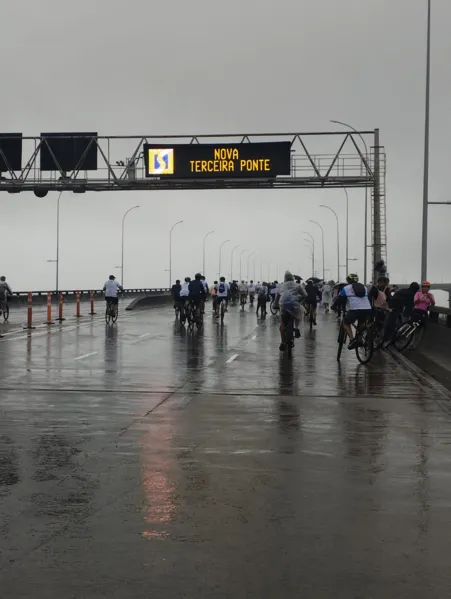 Veja fotos e vídeos da Ciclovia da Vida e as novas pistas da Terceira Ponte