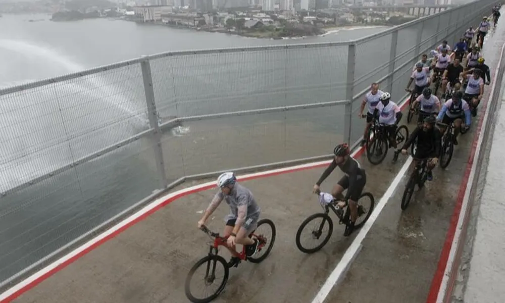 Veja fotos e vídeos da Ciclovia da Vida e as novas pistas da Terceira Ponte