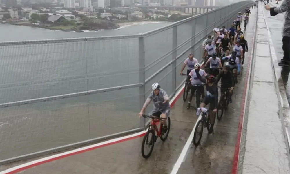 Veja fotos e vídeos da Ciclovia da Vida e as novas pistas da Terceira Ponte