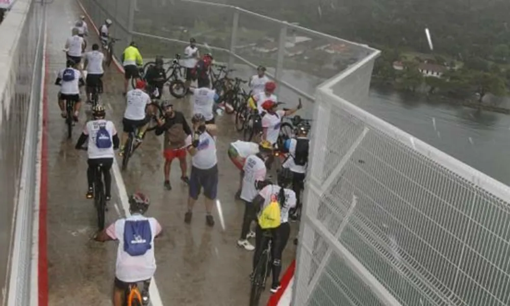 Veja fotos e vídeos da Ciclovia da Vida e as novas pistas da Terceira Ponte