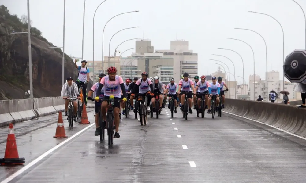 Veja fotos e vídeos da Ciclovia da Vida e as novas pistas da Terceira Ponte