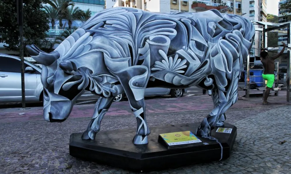 Vacas “invadem” as ruas da Vitória e Vila Velha em projeto de arte