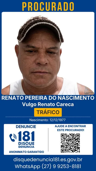 Sesp divulga lista de foragidos da Justiça nas regiões Norte, Noroeste e Sul do ES
