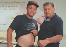 Rodrigo Mafessoni ajudou o pai Orlete a ter uma nova vida, já que o aposentado descobriu a condição há 13 anos