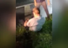 Vítima ficou sentada às margens da Rodovia do Contorno, onde recebeu os primeiros socorros