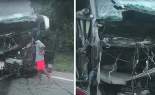Imagem ilustrativa da imagem Sobe para três o número de mortos em acidente entre ônibus e caminhão na BR-101