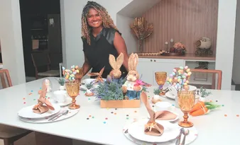 Imagem ilustrativa da imagem Aprenda a decorar mesas no clima da Páscoa