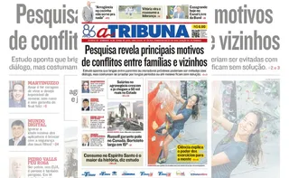 Imagem ilustrativa da imagem Confira os destaques do jornal A Tribuna deste domingo