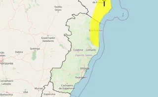 Imagem ilustrativa da imagem Alerta de fortes chuvas e risco de alagamento para cidades do ES