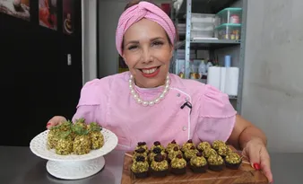 Imagem ilustrativa da imagem Brigadeiro de Pistache: aprenda a fazer em casa o doce da moda