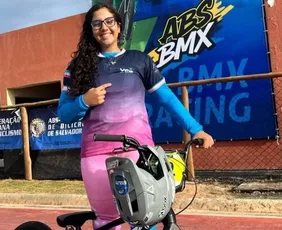 Imagem ilustrativa da imagem Capixaba Maria Neves conquista o vice-campeonato no Brasileiro de BMX Racing