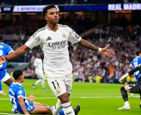 Imagem ilustrativa da imagem Rodrygo passará por cirurgia de reconstrução do ligamento nesta terça-feira