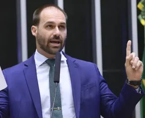 Imagem ilustrativa da imagem STF marca julgamento de denúncia contra Eduardo Bolsonaro para 14 de novembro