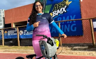 Imagem ilustrativa da imagem Capixaba Maria Neves conquista o vice-campeonato no Brasileiro de BMX Racing