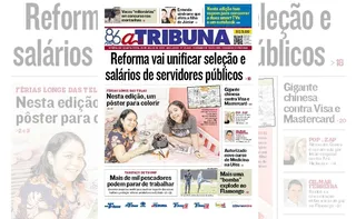 Imagem ilustrativa da imagem Confira os destaques do jornal A Tribuna desta quarta-feira