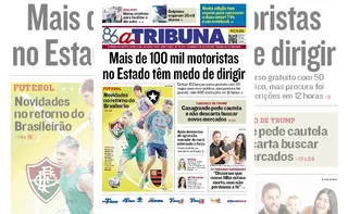 Imagem ilustrativa da imagem Confira os destaques do jornal A Tribuna desta sexta-feira