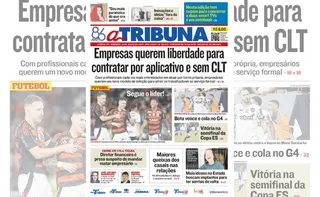 Imagem ilustrativa da imagem Confira os destaques do jornal A Tribuna deste domingo