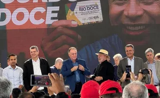 Imagem ilustrativa da imagem Em Linhares, Lula anuncia programa de pagamento para vítimas da barragem de Mariana