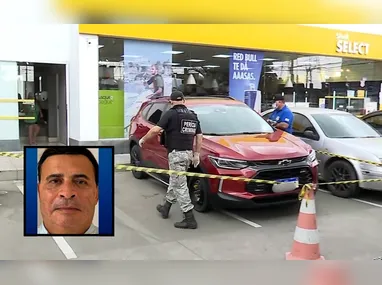 Imagem ilustrativa da imagem Empresário é encontrado morto dentro de carro abandonado em posto de combustíveis