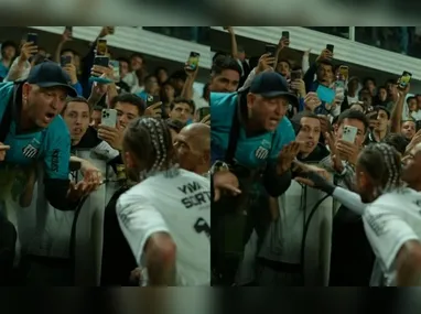 Imagem ilustrativa da imagem Discussões de Neymar com torcedores viram rotina em retorno ao Santos; relembre