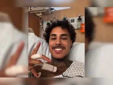 Imagem ilustrativa da imagem MC Livinho deixa a UTI, atualiza estado de saúde e mostra cenas do socorro