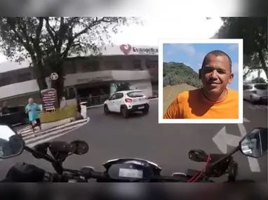 Motociclista teria atingido um dos policiais com a moto
