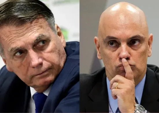 Imagem ilustrativa da imagem Moraes autoriza que Bolsonaro preste depoimento sobre arma apreendida