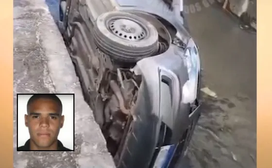 Imagem ilustrativa da imagem Homem morre após sair de garagem e cair com carro em valão de Vila Velha